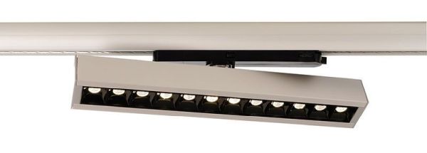 Deko-Light 707112 3-Phasen-Spot, Alnitak 25, 32 W, 3000 K, Silber, 220-240 V/AC, 50 / 60 Hz, Bemes