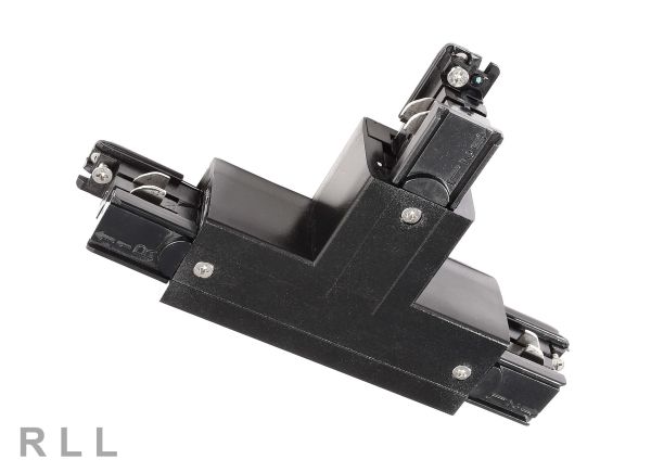 Deko-Light 710029 3-Phasen Schienensystem, D Line T-Verbinder links-links-rechts mit Wechselmech.,