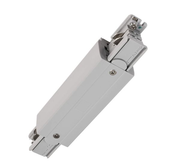Deko-Light 710043 3-Phasen Schienensystem, D Line elektr. Längsverbinder mit Einspeisem. li-re, Fe