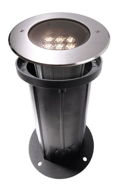 Deko-Light 730267 Bodeneinbauleuchte, Soft Flex, 9 W, 3000 K, Silber, 220-240 V/AC, 50 / 60 Hz, IP