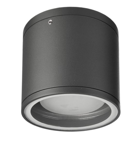 Deko-Light 730408 Deckenaufbauleuchte, Mob Round I, 1x max. 9 W GX53, dunkelgrau, 220-240 V/AC, 50