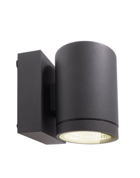 Deko-Light 731072 Wandaufbauleuchte, Mobby II Single, 10 W, DIM, 3000 K, Schwarz, 220-240 V/AC, 50