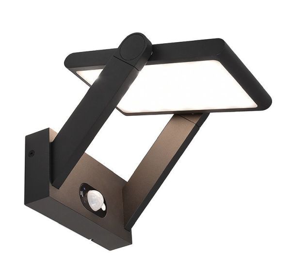 Deko-Light 731116 Solaraufbauleuchte, Solar Premium I Motion, 1,6 W, 3200 K, Grau, Spannungskonsta