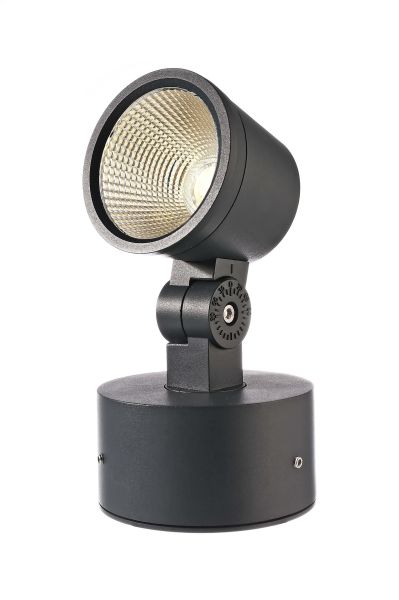 Deko-Light 732108 Fluter, Colt COB, 8 W, DIM, 3000 K, Schwarz, 220-240 V/AC, 50 / 60 Hz, IP 65
