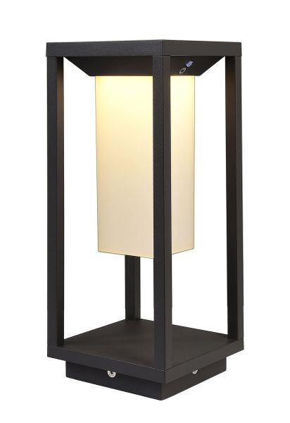 Deko-Light 733049 Solaraufbauleuchte, Samas Solar Motion 340 mm, 2,2 W, 3000 K, Grau, Spannungskon