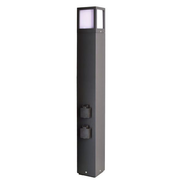 Deko-Light 733065 Energieverteiler, Facado Socket 1000 mm, 1x max. 20 W E27, Grau, 220-240 V/AC, 5
