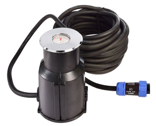 Deko-Light 740007 Unterwasserleuchte, Snapper II, 3 W, 3000 K, Silber, Spannungskonstant, 24 V/DC,
