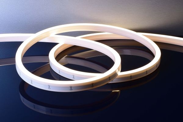 Deko-Light 840287 LED Stripe, D Flex Line Side-View, Neon, 24V-10W, 3000K, 5m, PU, Spannungskonsta