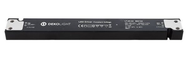 Deko-Light 862124 , Netzgerät (CV, DC), LONG-FLAT, CV, LT-45-24, Spannungskonstant, 45.0