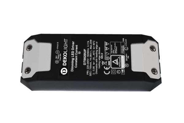 Deko-Light 862207 , Netzgerät (CC, DC) dimmbar, BASIC, DIM, CC, D70020UF/20W, Stromkonst