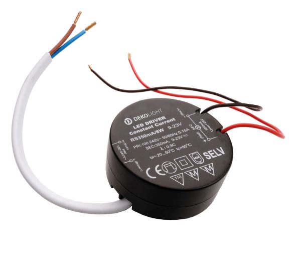 Deko-Light 862212 , Netzgerät (CC, DC), ROUND, CC, RS350mA/8W, Stromkonstant, 3,2-8,0 W,