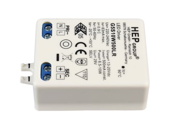 Deko-Light 862238 , Netzgerät (CC, DC), CC, G5S10W500LR, Stromkonstant, 6,5-10,0 W, 220-