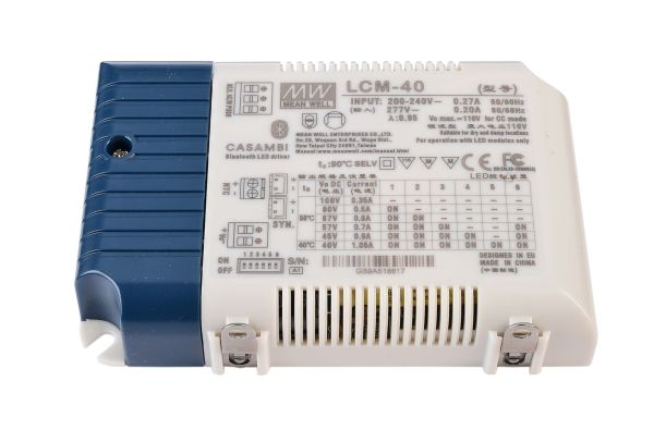 Meanwell 862244 , Netzgerät (CC, DC) dimmbar, Multi CC, LCM-40BLE / Casambi + Push, Stro