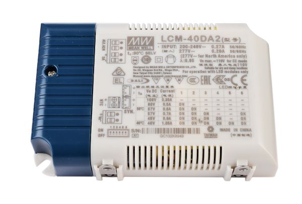 Meanwell 862247 , Netzgerät (CC, DC) dimmbar, Multi CC, LCM-40DA2 / DALI2 + DALI1, Strom