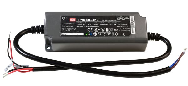 Meanwell 872112 , Netzgerät (CV, DC) dimmbar, CV, PWM-60-24KN, Spannungskonstant, Dimmba