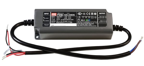 Meanwell 872113 , Netzgerät (CV, DC) dimmbar, CV, PWM-120-24KN, Spannungskonstant, Dimmb