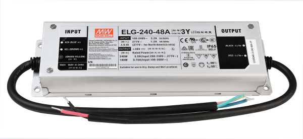 Meanwell 872122 , Netzgerät (CV, DC), CV, ELG-240-48A, Spannungskonstant, 240.0 W, 100-3