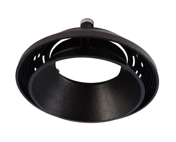 Deko-Light 930371 Mechanisches Systemzubehör, Reflektor Ring II Schwarz für Serie Uni, Höhe: 31 mm