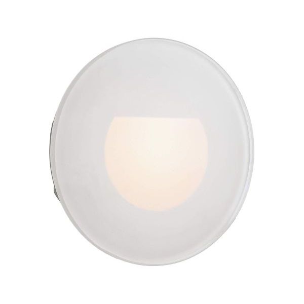 Deko-Light 930481 Mechanisches Systemzubehör, Glas-Abdeckung milchig rund weiß für Alwaid, Höhe: 2