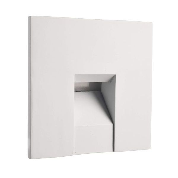 Deko-Light 930482 Mechanisches Systemzubehör, Abdeckung eckig weiß für Alwaid, Länge: 75 mm, Breit