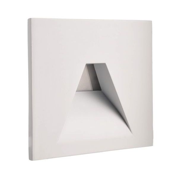 Deko-Light 930488 Mechanisches Systemzubehör, Abdeckung eckig weiß Winkel für Alwaid, Länge: 75 mm