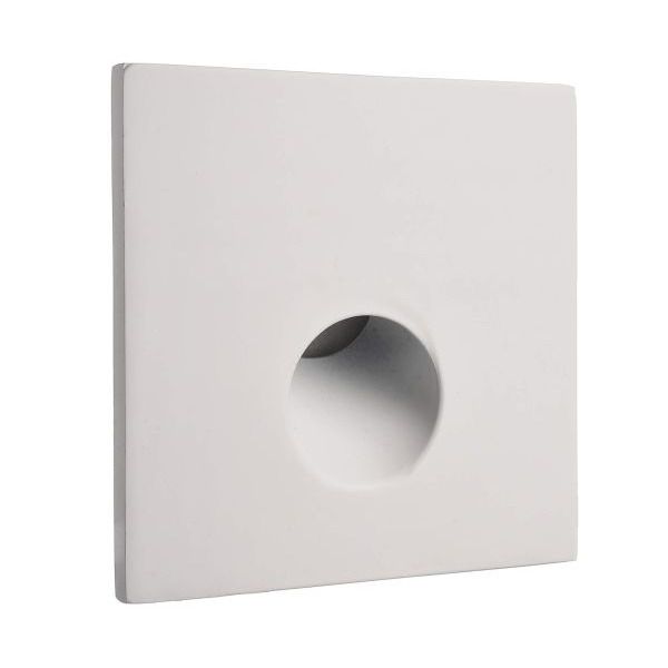 Deko-Light 930491 Mechanisches Systemzubehör, Abdeckung eckig weiß Auge für Alwaid, Länge: 75 mm,
