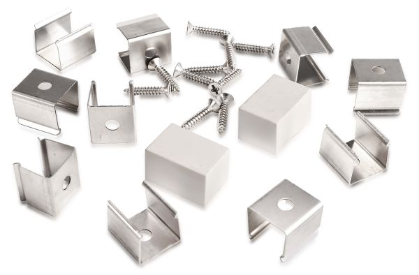 Deko-Light 930532 Mechanisches Systemzubehör, Montageset für D Flex Line 12,0 x 20,0 mm