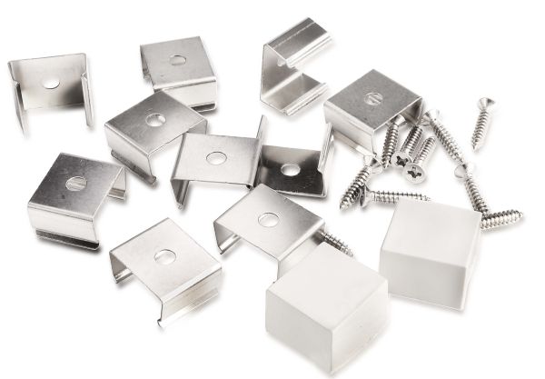 Deko-Light 930533 Mechanisches Systemzubehör, Montageset für D Flex Line 16,0 x 15,0 mm