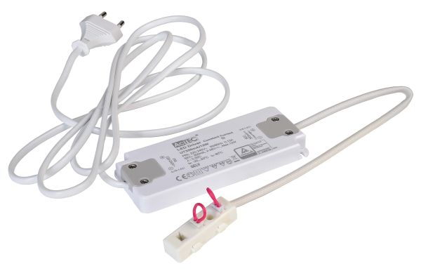 Deko-Light 930594 Elektrisches Systemzubehör, LED-Netzgerät inkl. 3fach Verteiler für Herculis, Lä
