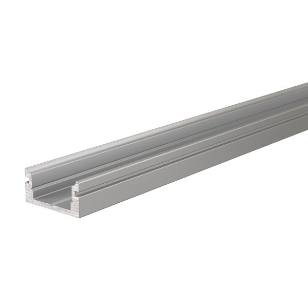 Deko-Light 970000 Profil, U-Profil flach AU-01-08, 1m, Silber, Aluminium, Matt, Eloxiert, Länge: 1