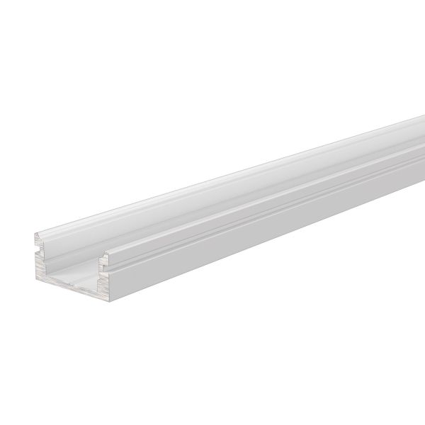 Deko-Light 970005 Profil, U-Profil flach AU-01-08, 2m, Weiß, Aluminium, Matt, Pulverbeschichtet, L