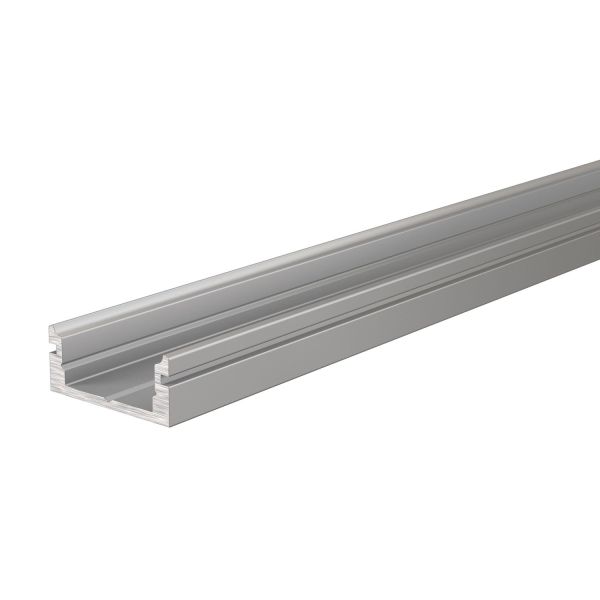 Deko-Light 970020 Profil, U-Profil flach AU-01-10, 1m, Silber, Aluminium, Matt, Eloxiert