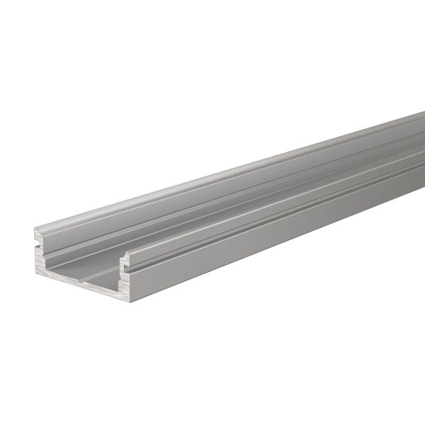 Deko-Light 970040 Profil, U-Profil flach AU-01-12, 1m, Silber, Aluminium, Matt, Eloxiert, Länge: 1