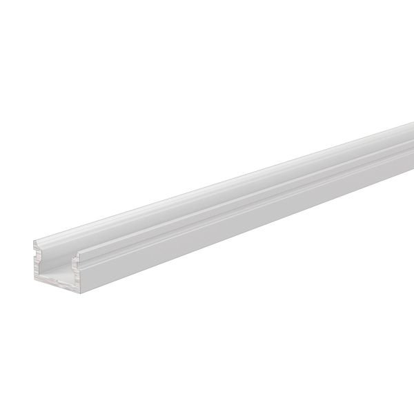 Deko-Light 970085 Profil, U-Profil flach AU-01-05, 2m, Weiß, Aluminium, Matt, Pulverbeschichtet, L