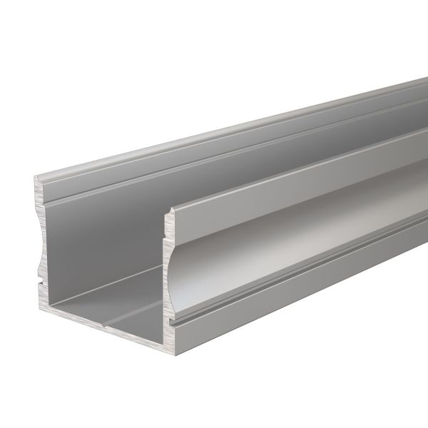 Deko-Light 970201 Profil, U-Profil hoch AU-02-20, 2m, Silber, Aluminium, Matt, Eloxiert, Länge: 20
