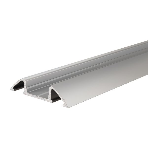 Deko-Light 970301 Profil, Unterbau-Profil flach AM-01-10, 2m, Silber, Aluminium, Matt, Eloxiert, L