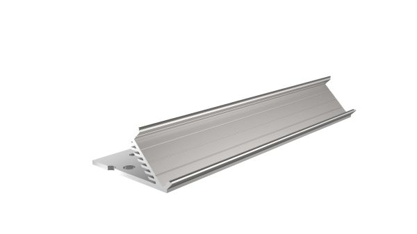 Deko-Light 970460 Profil, Winkel-Profil 45° AV-01-20, 2m, Silber, Aluminium, Matt, Eloxiert, Länge