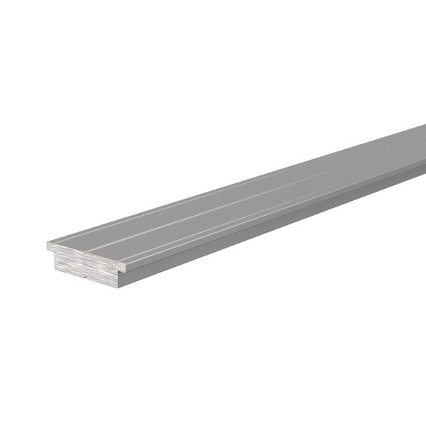 Deko-Light 970762 Profil, Trägerprofil, LED-Träger T-01-10, 1,25m, Silber, Aluminium, Naturbelasse