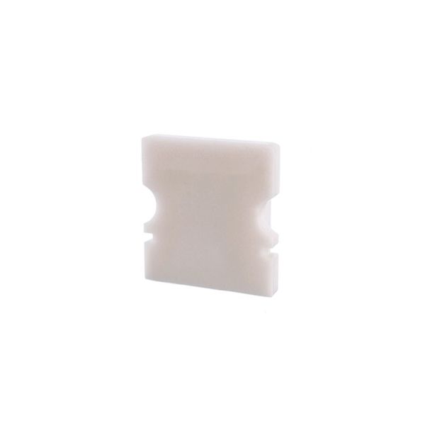 Deko-Light 978040 Profil Endkappe, Endkappe P-AU-02-08 Set 2 Stk, Weiß, Kunststoff, Länge: 14 mm,