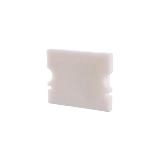 Deko-Light 978060 Profil Endkappe, Endkappe P-AU-02-12 Set 2 Stk, Weiß, Kunststoff, Länge: 18 mm,