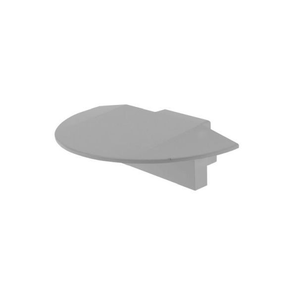 Deko-Light 978081 Profil Endkappe, Endkappe P-ET-01-08 Set 2 Stk, Grau, Kunststoff, Länge: 23 mm,