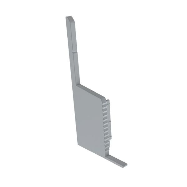 Deko-Light 978271 Profil Endkappe, Endkappe P-EL-03-10 Set 2 Stk, Grau, Kunststoff, Länge: 45 mm,