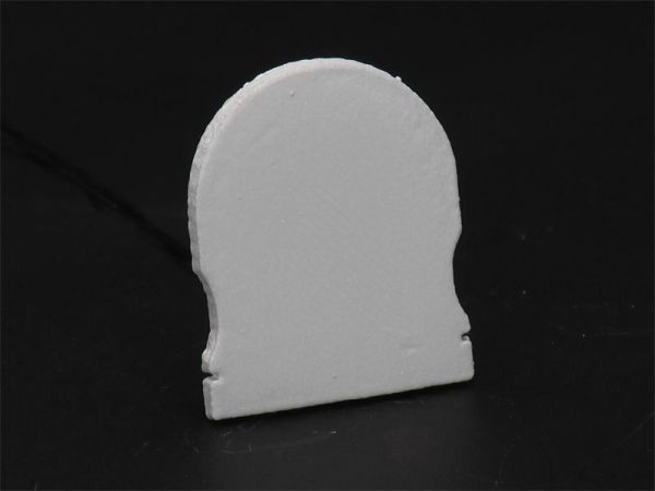 Deko-Light 978361 Profil Endkappe, Endkappe R-AU-02-20 Set 2 Stk, Grau, Kunststoff