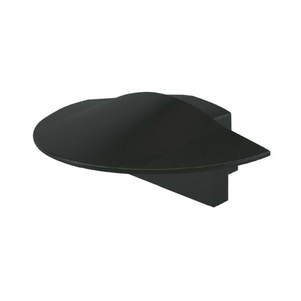 Deko-Light 978592 Profil Endkappe, Endkappe F-ET-01-10 Set 2 Stk, Schwarz, Kunststoff, Länge: 25 m