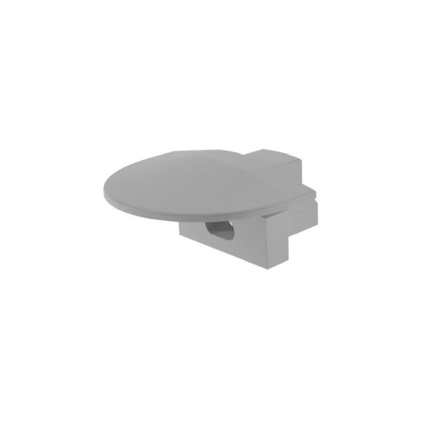 Deko-Light 978681 Profil Endkappe, Endkappe F-ET-01-05 Set 2 Stk, Grau, Kunststoff