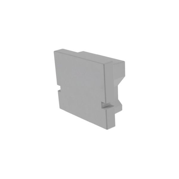 Deko-Light 979081 Profil Endkappe, Endkappe H-AU-01-08 Set 2 Stk, Grau, Kunststoff, Länge: 14 mm,