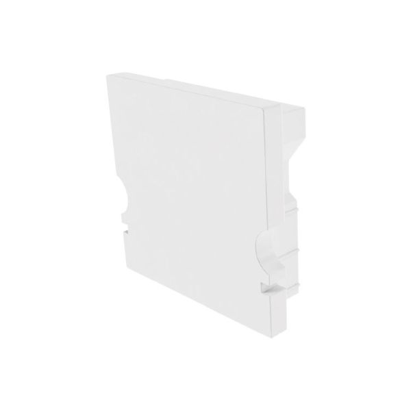 Deko-Light 979110 Profil Endkappe, Endkappe H-AU-02-15 Set 2 Stk, Weiß, Kunststoff, Länge: 21 mm,