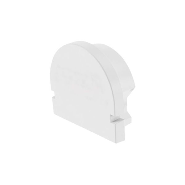 Deko-Light 979510 Profil Endkappe, Endkappe R-AU-01-12 Set 2 Stk, Weiß, Kunststoff, Länge: 18 mm,
