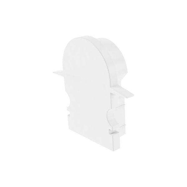 Deko-Light 979560 Profil Endkappe, Endkappe R-ET-02-10 Set 2 Stk, Weiß, Kunststoff, Länge: 25 mm,