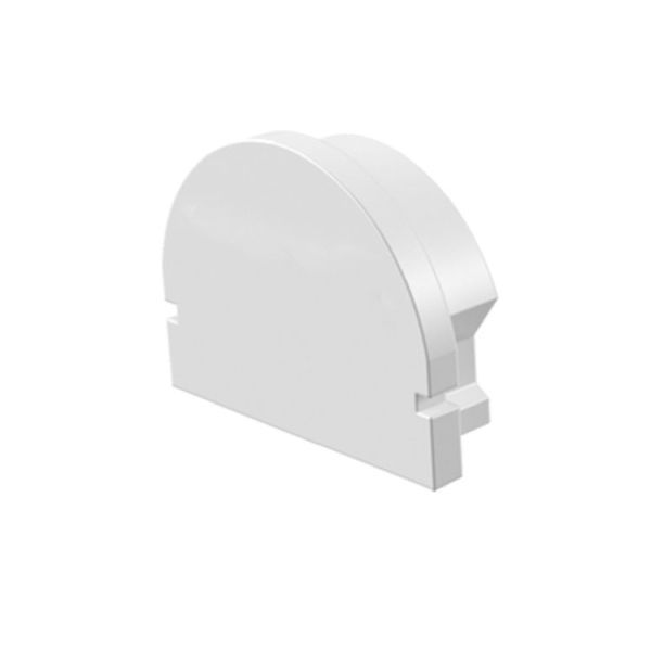 Deko-Light 979590 Profil Endkappe, Endkappe R-AU-01-15 Set 2 Stk, Weiß, Kunststoff, Länge: 21 mm,